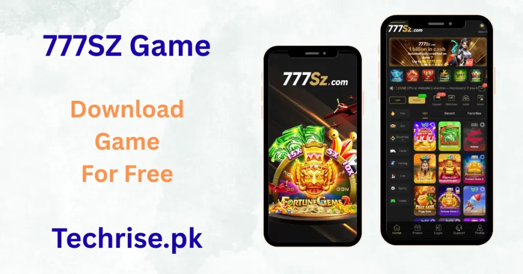 777SZ Apk, Download Game for Free on Techrise.pk - Enjoy top casino slots and live games with massive rewards in Pakistan