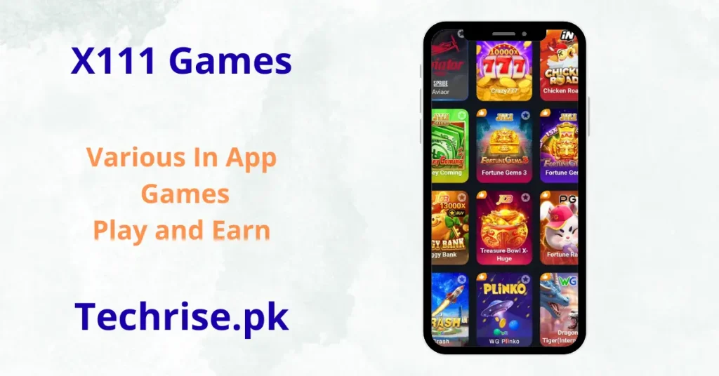X111 Games Various In-App Casino Games - Play Aviator, Crazy777, Chicken Road, Fortune Gems and more to win big on Techrise.pk