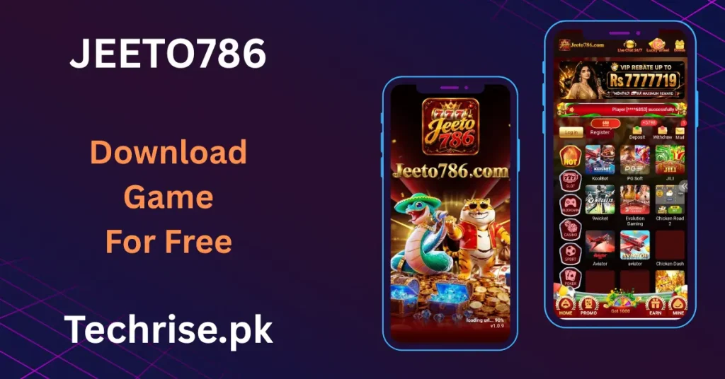 Jeeto786.com app interface showing VIP rebate banner and hot casino and slot games.
Get JEETO786 apk download for free with sports betting and exclusive rewards.