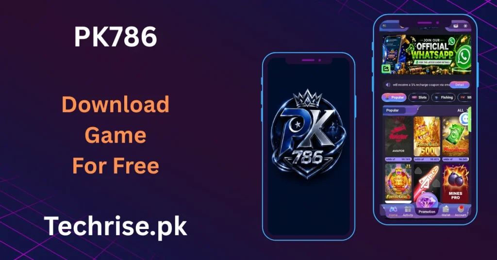 PK786 app home interface showing popular games, slots, and fishing categories.
Get PK786 game download for free and explore multiple gaming options.