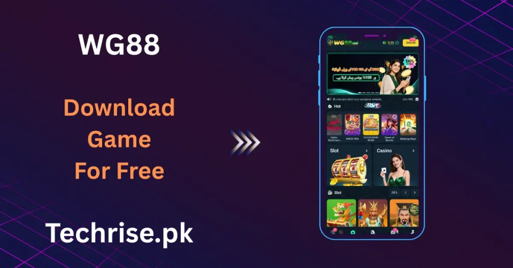 Screenshot of WG88 game home screen with Poker Win, Sugar Bang Bang, and Mahjong Ways slots.